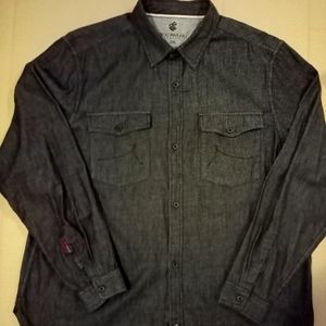 ROCAWEAR long sleeve button up shirt